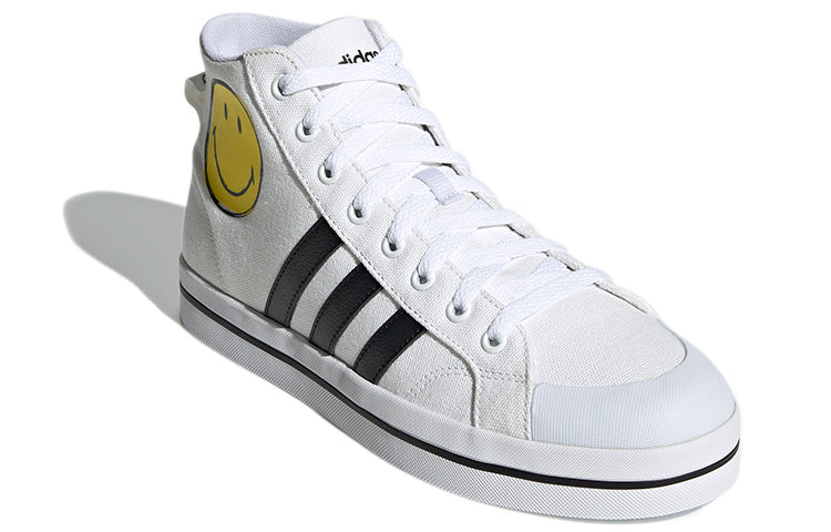 adidas neo Bravada Mid Smiley Face White/Yellow/Black G54949