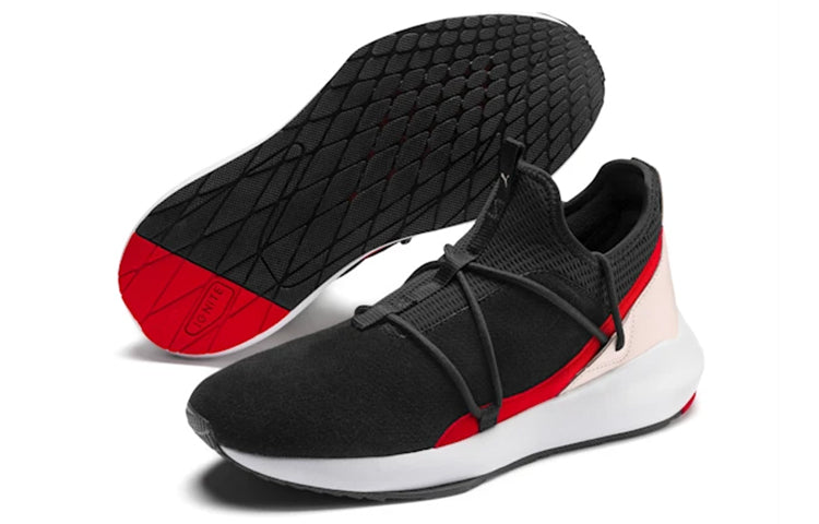 PUMA Scuderia Ferrari Evo Cat II Suede 'Black Pink' 306373-01
