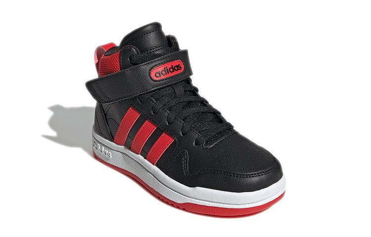 (GS) adidas Postmove Mid J 'Black Vivid Red' GW0460