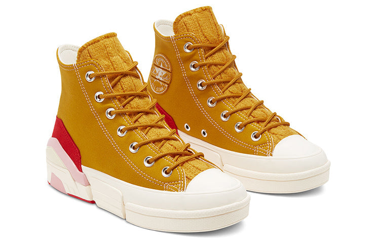 (WMNS) Converse CPX70 High Top Shoes Yellow 568689C