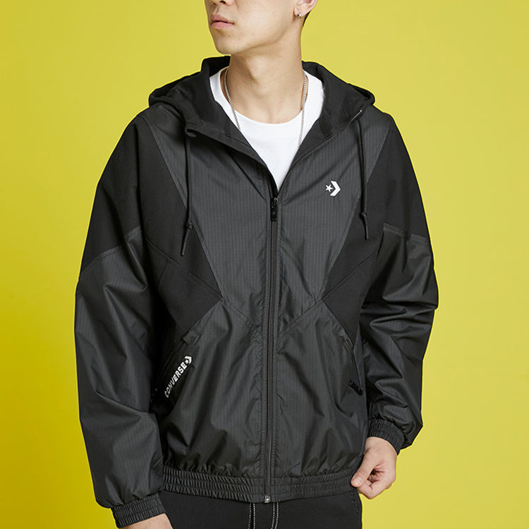 Converse Archive Track Jacket Asia Sizing 'Black' 10019993-001