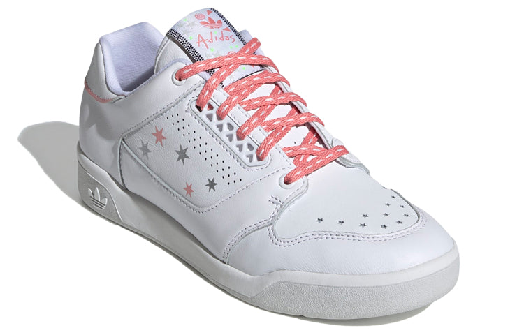 (WMNS) adidas originals Slamcourt 'White Pink' EF2086
