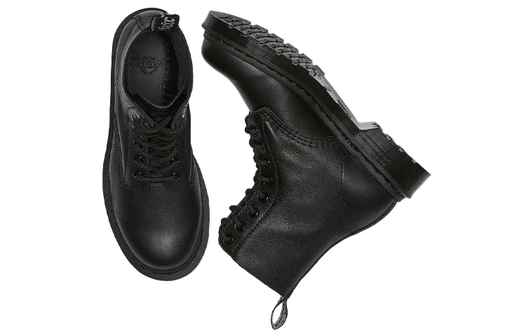 (WMNS) Dr. Martens 1460 Pascal High Top Lacing Black 24479001