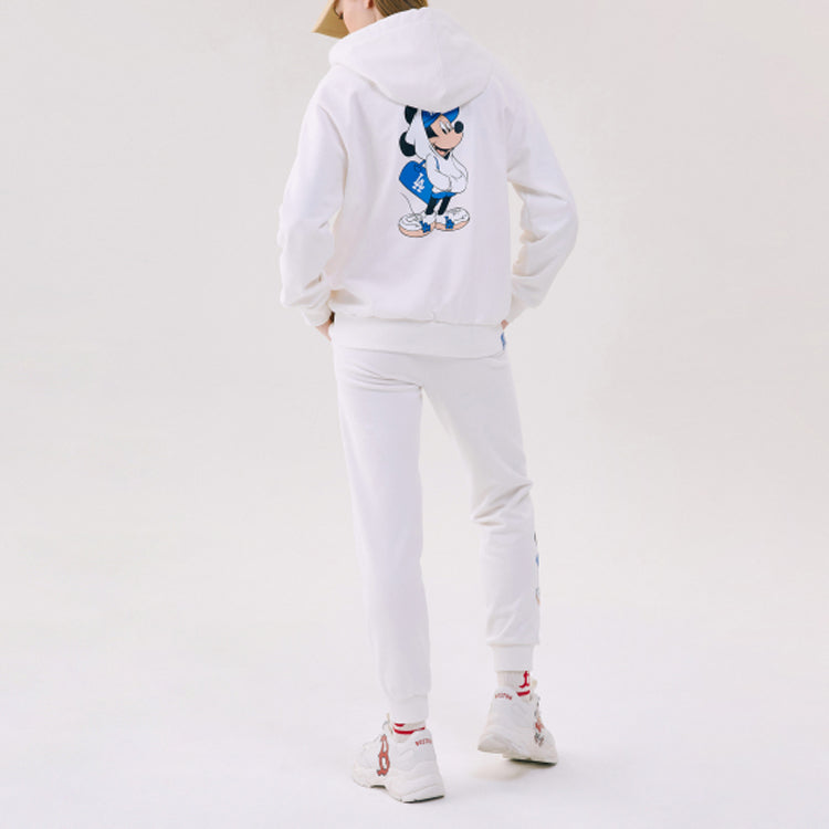 MLB x Disney Mickey Crossover Zipper Unisex White 31TRK1031-07I
