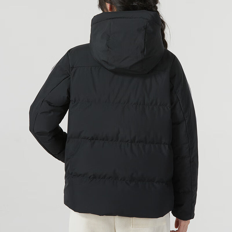 (WMNS) adidas 3-Stripes Puff Down Jackets 'Black White' IT8720