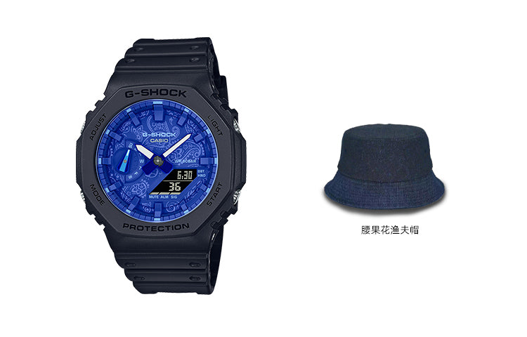 CASIO G-Shock Analog-Digital 'Black Blue' GA-2100BP-1APR