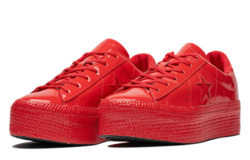(WMNS) Converse One Star Platform Ox 'Cherry Red' 562606C