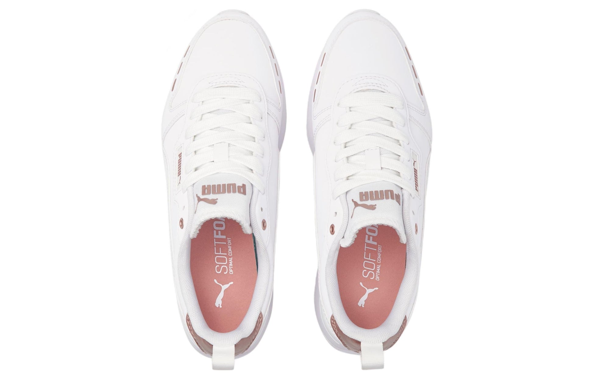 (WMNS) PUMA R78 Raw Metallics 'White Rose Gold' 383833-03