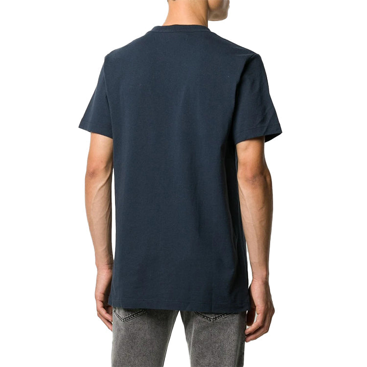 Off-White FW20 Logo Applique Short-sleeve Tee Men's Grey/White OMAA027E20JER0014501