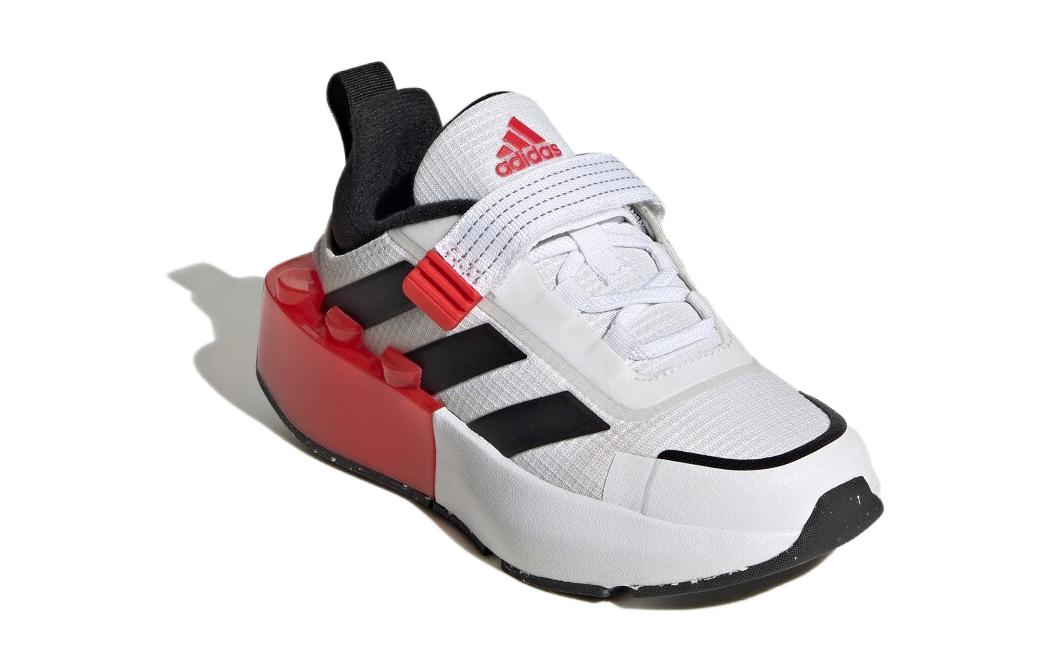 (GS) adidas Tech Runner x LEGO 'White Black Red' ID9530