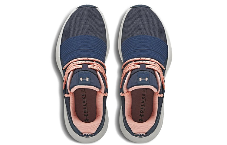 (WMNS) Under Armour Charged Breathe Running Shoes Blue 3024057-400
