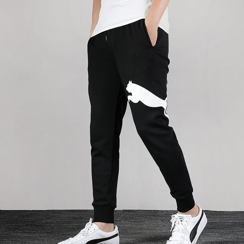 PUMA Big Logo Graphic Pants 'Black' 581037-01
