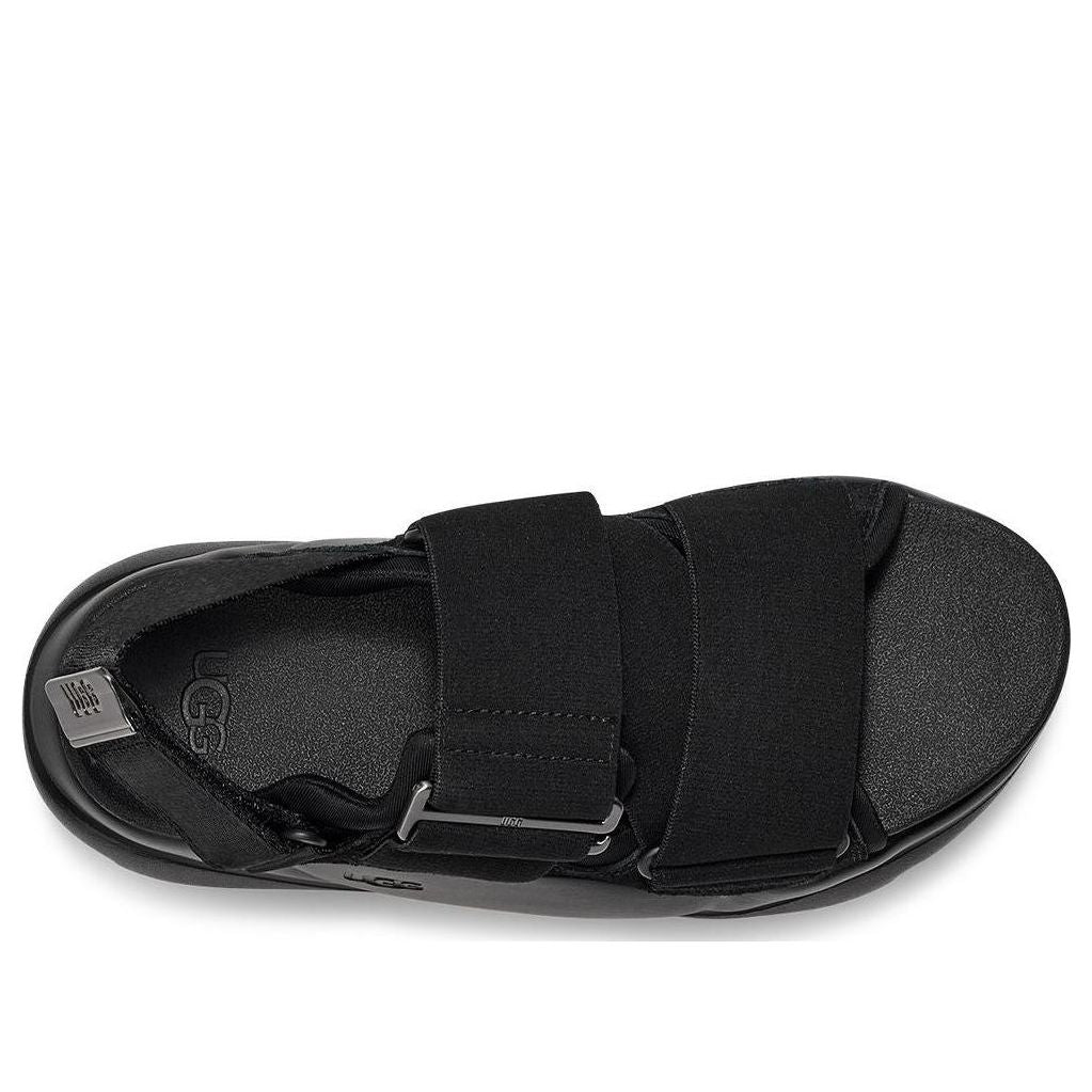 (WMNS) UGG LA Street Sandal Suede 'Black' 1137413-BLK