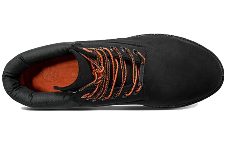 Timberland 6 Inch Premium Wide-Fit Boots 'Black Nubuck' A1U7M