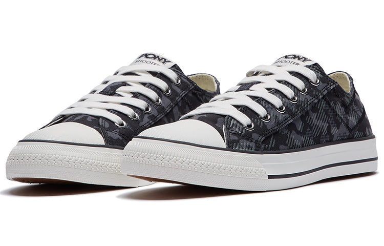 (WMNS) PONY Low-Top Canvas Shoes Black 01W1SH15BK