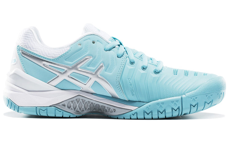 (WMNS) ASICS Gel Resolution 7 'Porcelain Blue Silver' E751Y-1493
