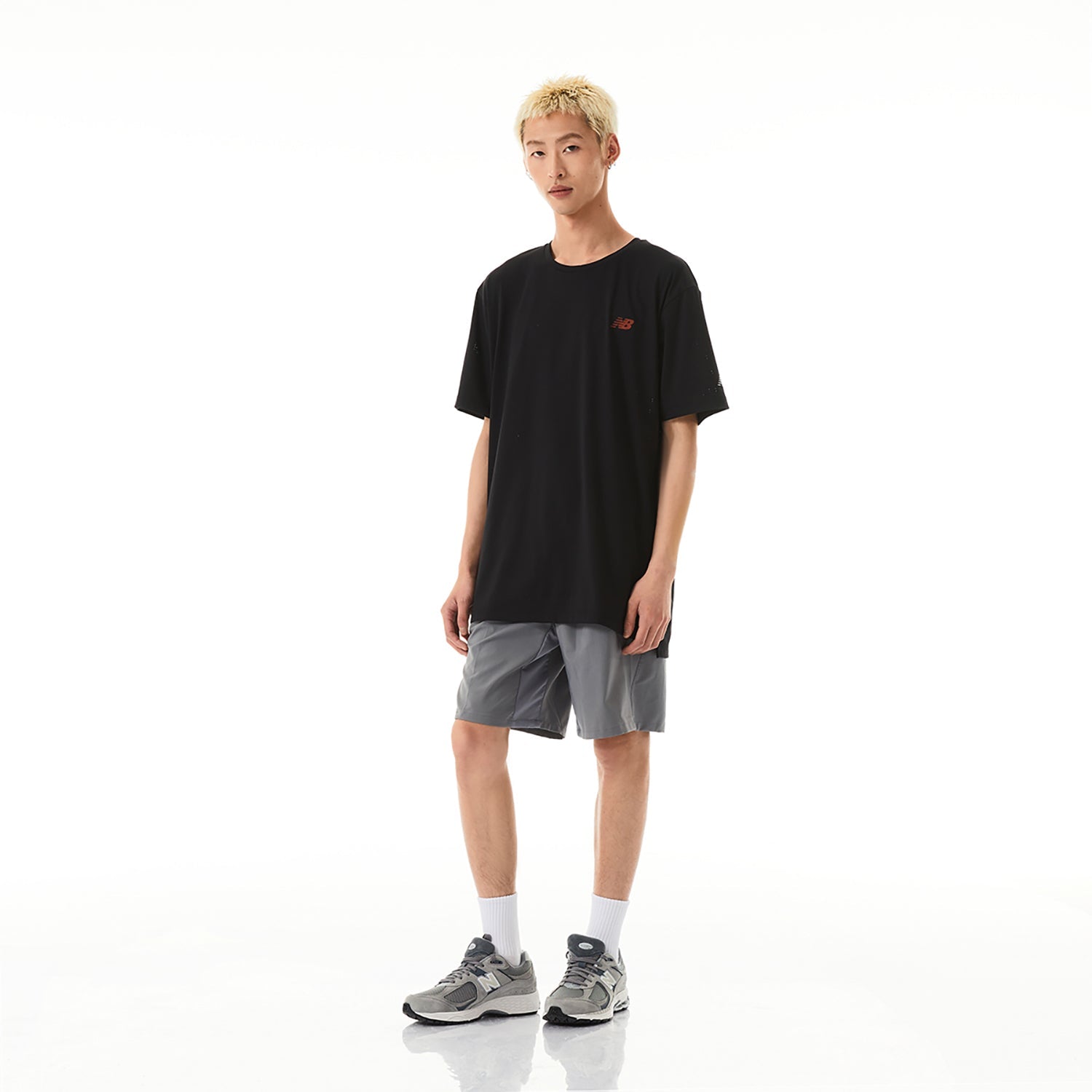 New Balance Icon Back Print T-shirt Asia Sizing 'Black' NEE25031-BK