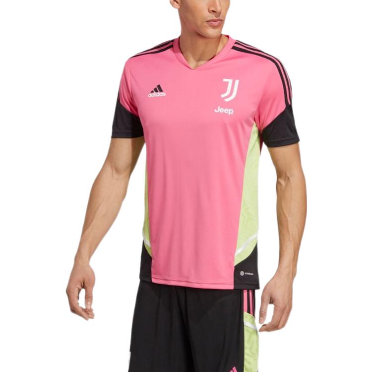 adidas Juventus Condivo 22 Training Soccer Jersey 'Pink' HS7551