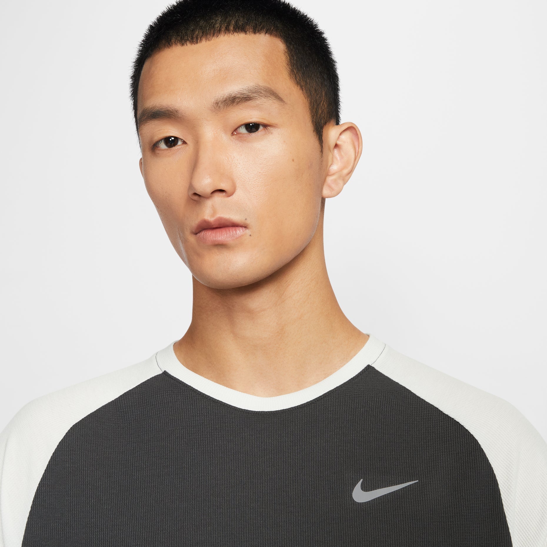 Nike Stride Dri-FIT Waffle Running T-Shirt 'Anthracite Platinum Tint' IQ3630-060