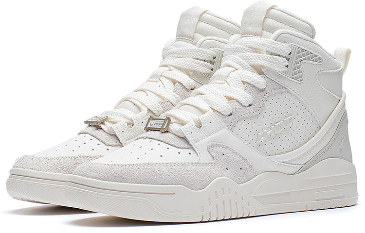 (WMNS) Li-Ning Moon White High 'White Beige' AGCS250-3