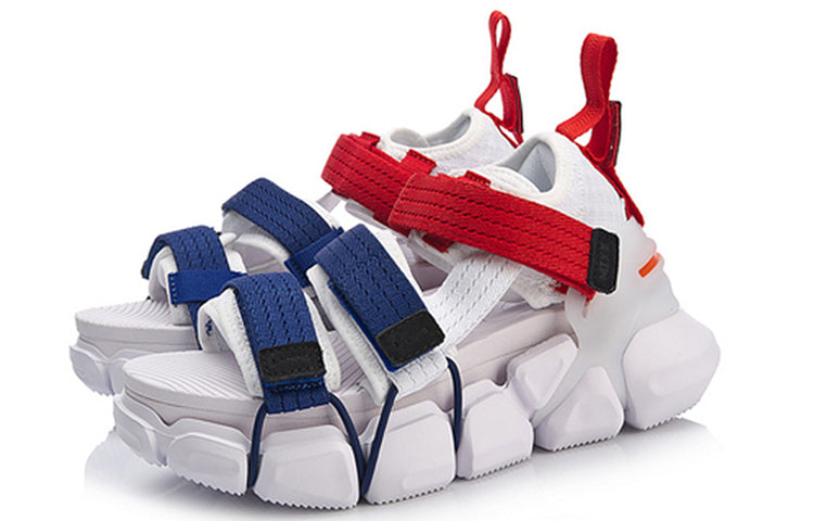 (WMNS) Li-Ning Mix 2 Platform Paris Fashion Week 'White Blue Red' AGLN252-1