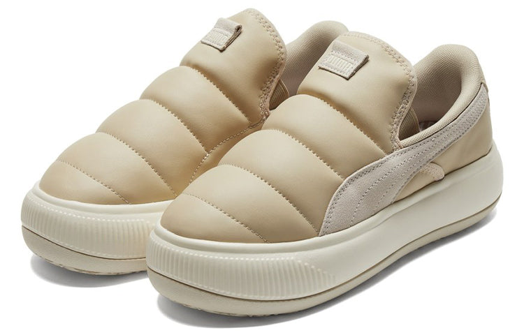 (WMNS) PUMA Suede Mayu Slip-on Sneakers Ivory 383827-02