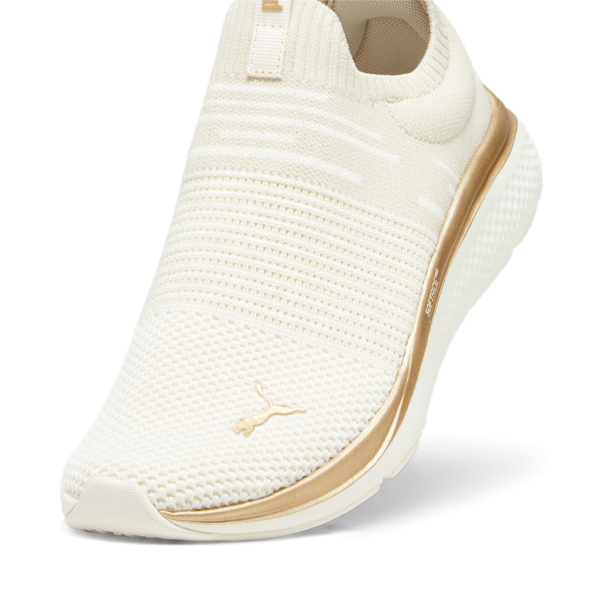 (WMNS) PUMA Softride Pro Echo Slip Metal Running Shoes 'White Gold' 378782-02