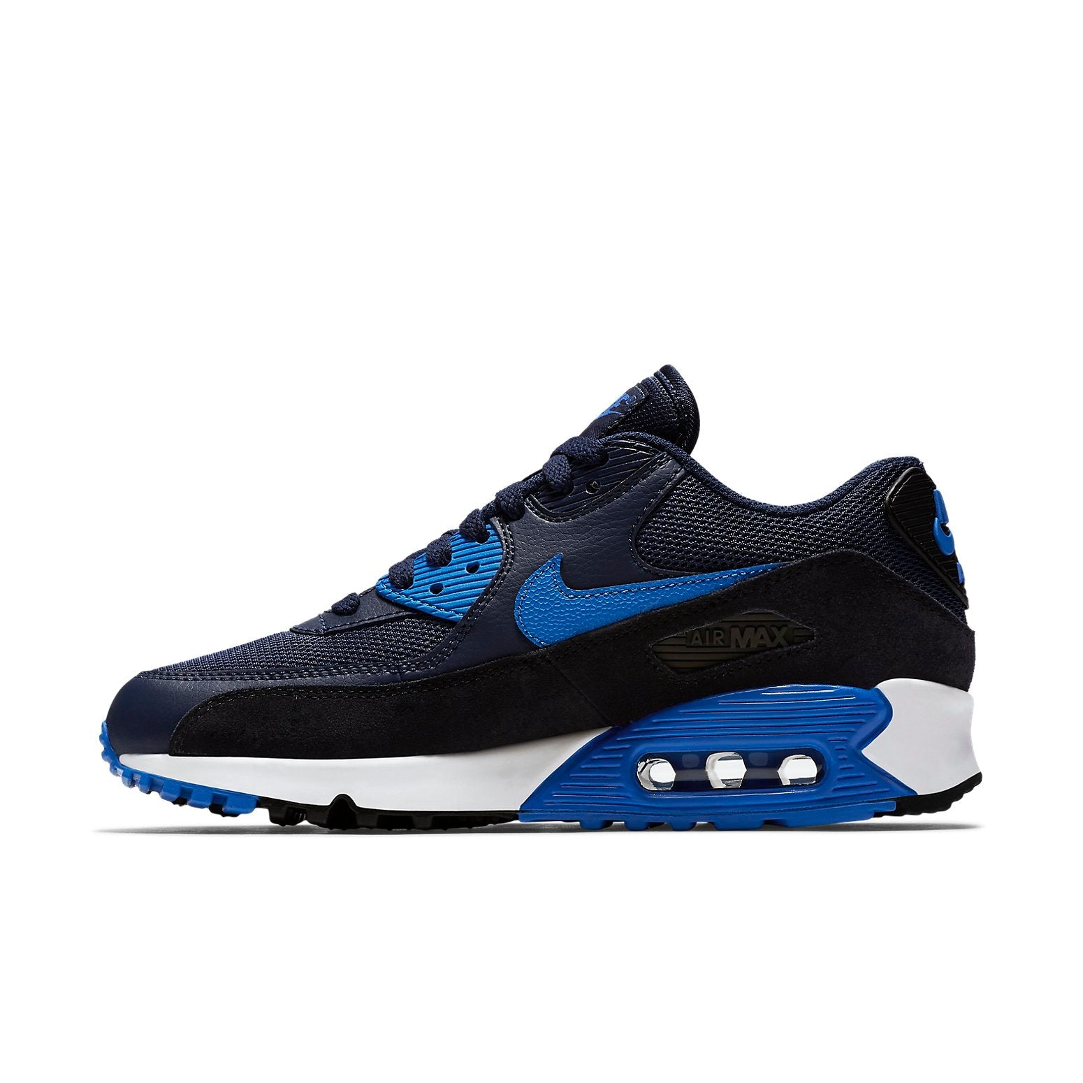 (WMNS) Nike Air Max 90 'Black Blue' 616730-401