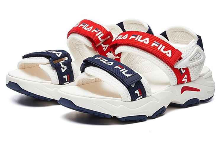(WMNS) FILA Tracer Sports Sandals For White/Red F12W024529FGR