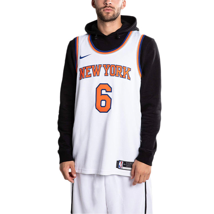 Men's Nike Knicks Home White Jersey 864435-100