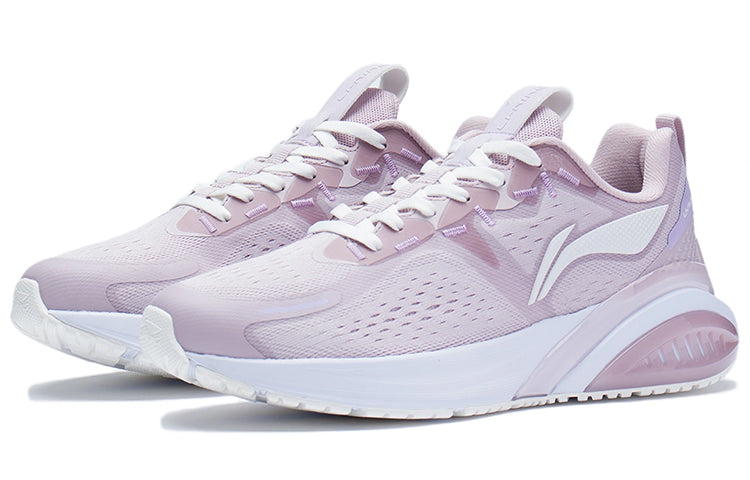 (WMNS) Li-Ning Retro Running Shoes 'Pink Purple White' ARHR062-5