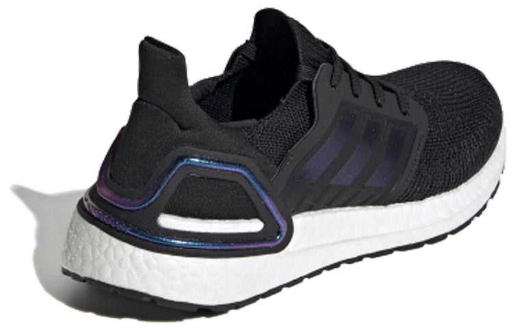 (GS) adidas UltraBoost 20 J 'Black Violet Metallic' EG4861
