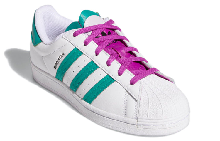 (WMNS) adidas Superstar 'White Glory Green' H06595