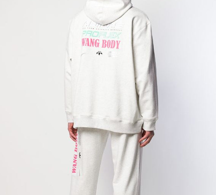 adidas Unisex Alexander Wang Logo Sweatshirt Grey ED1207