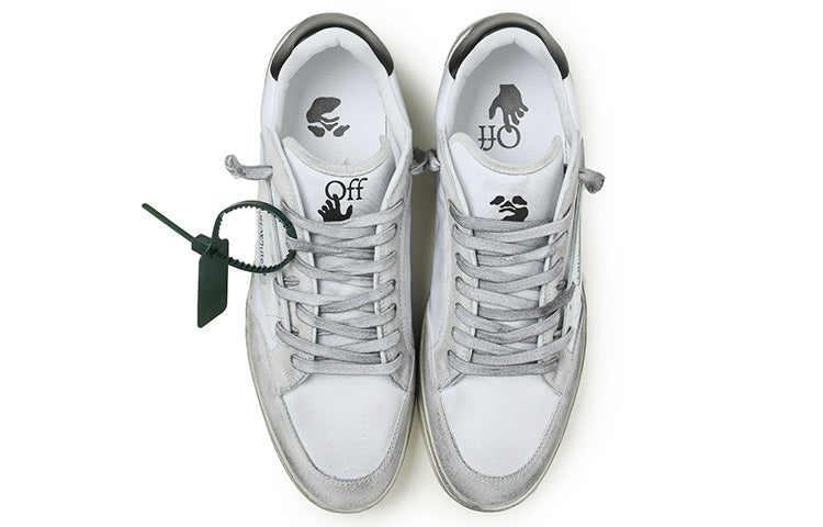 Off-White Vulcanized 5.0 Low-Top Sneaker 'White Grey' OMIA227S22FAB0020110