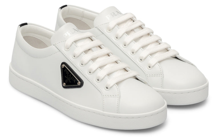 (WMNS) PRADA Leather Sneakers 'White' 1E941M_3F0E_F0964
