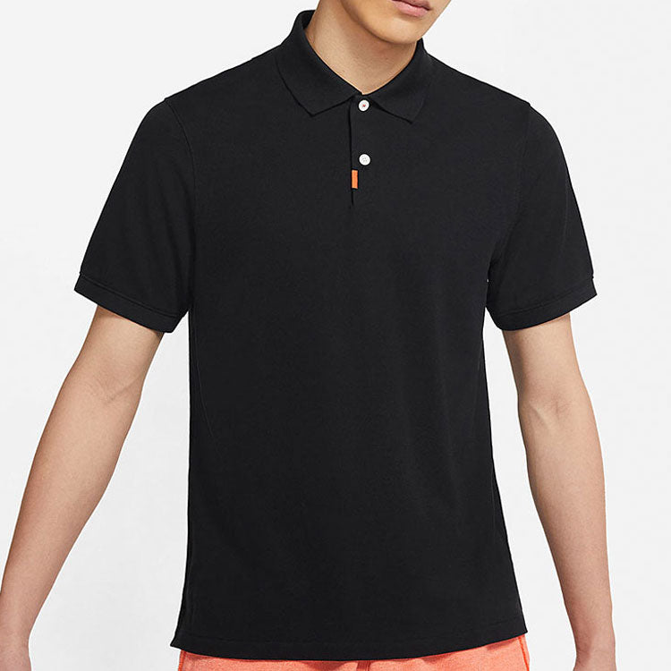 Nike Training Athleisure Casual Sports Short Sleeve Polo Shirt Black DB3264-010
