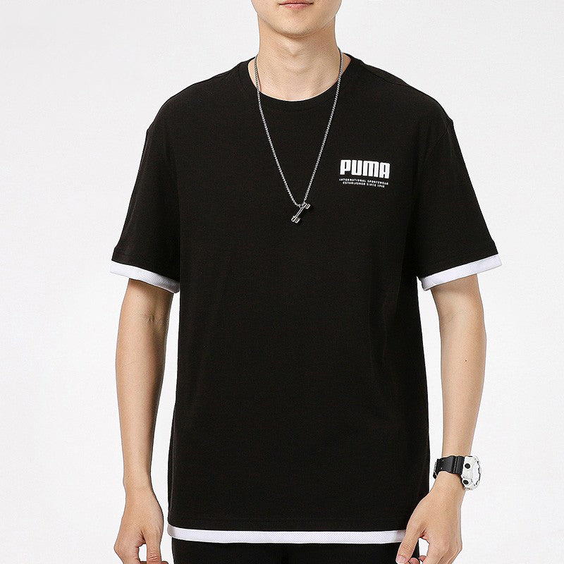 PUMA Summer Court T-Shirt 'Black' 845862-01