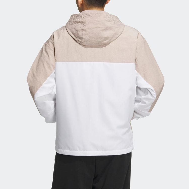 adidas Neo Basketball Windbreaker Jackets 'Beige White' IA6808
