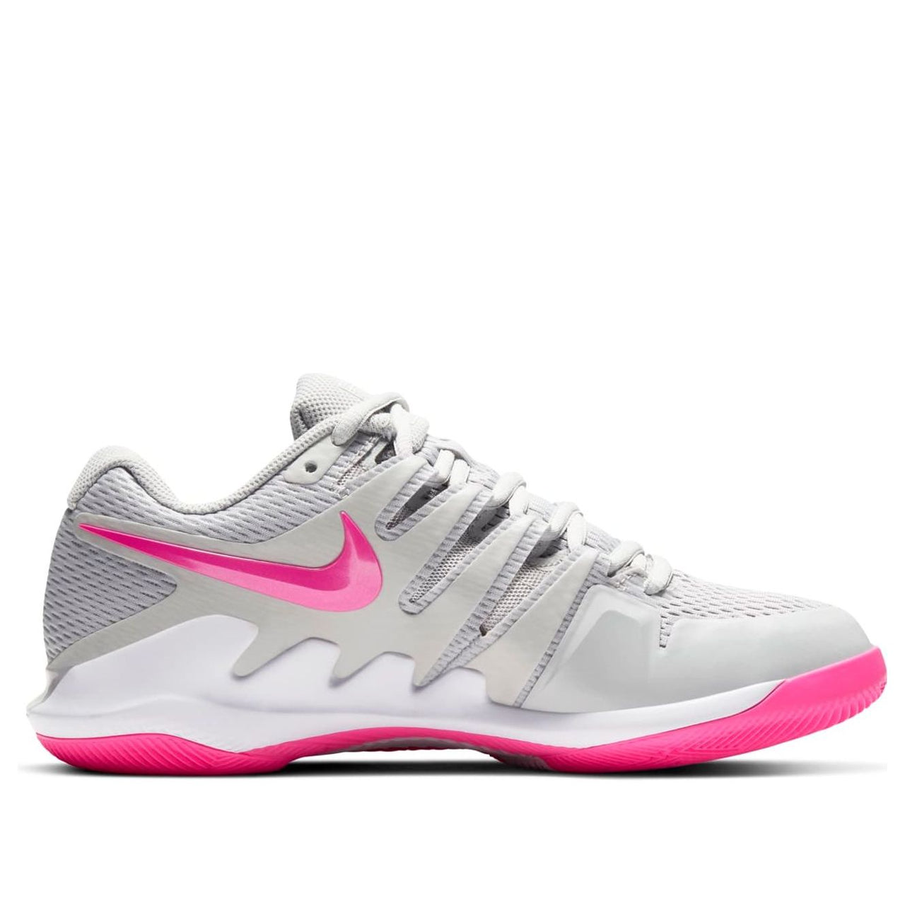 (WMNS) Nike Court Air Zoom Vapor X HC 'Grey Pink Blast' AA8027-011