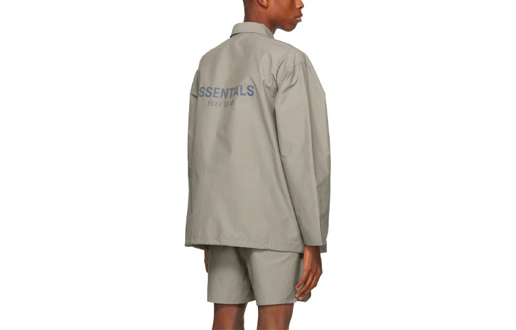 Fear of God Essentials FW21 Souvenir Jacket 'Taupe' FOG-FW21-082