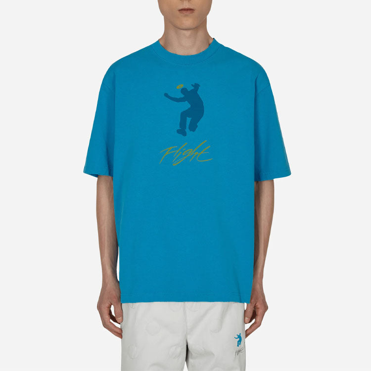 Air Jordan x Union Crossover SS22 Solid Color Character Alphabet Printing Round Neck Short Sleeve Asia Edition Blue DM2840-483