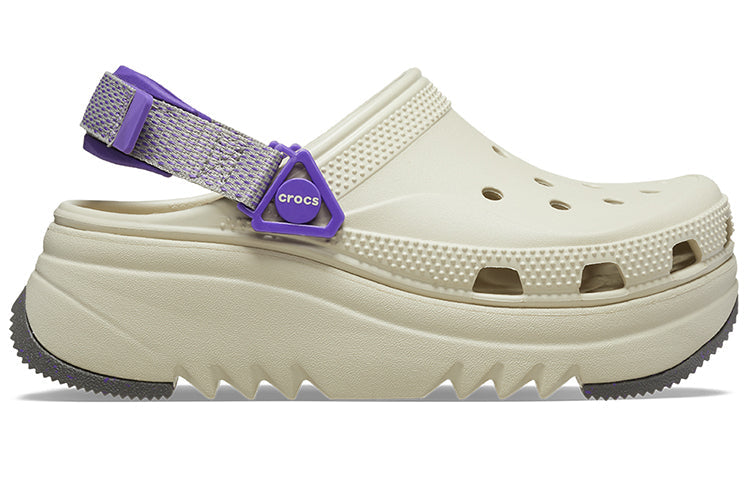 (WMNS) Crocs Classic Hiker Xscape Croslite Clogs 'Beige Purple' 208365-2CF