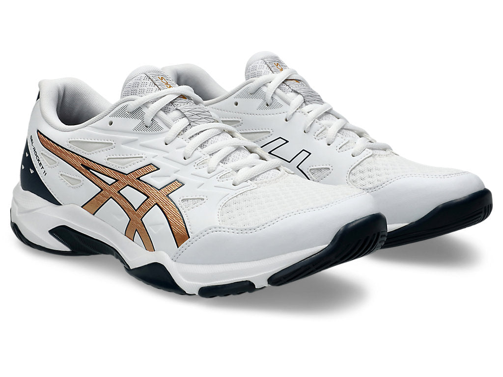 ASICS Gel-Rocket 11 'White Pure Gold Navy' 1071A091-103