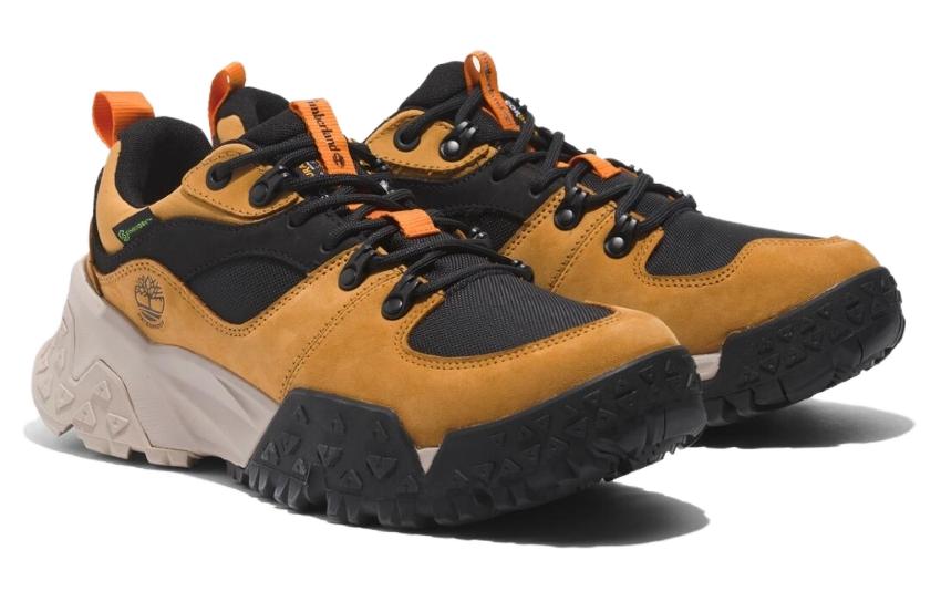 Timberland Motion Scramble Low LaceUp Waterproof Hikers 'Wheat Nubuck' A6A14754