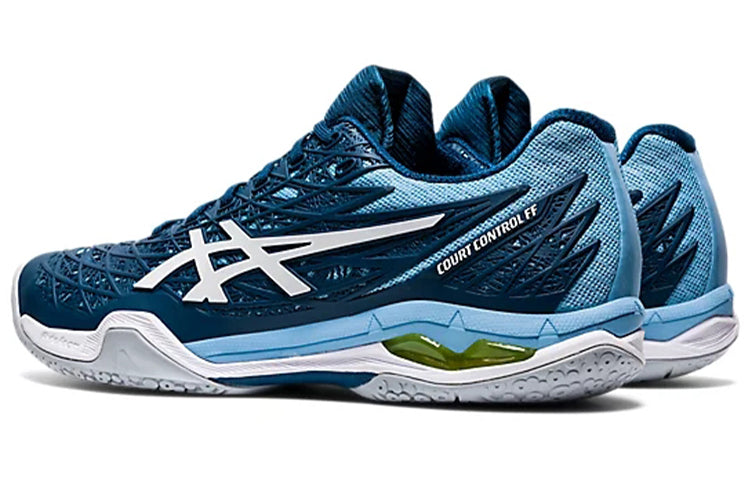 (WMNS) ASICS Court Control FF 'Mako Blue White' 1072A019-401