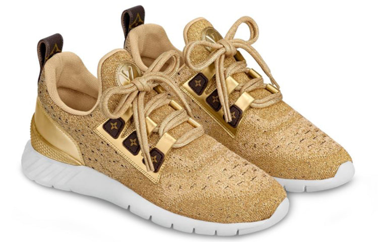 (WMNS) LOUIS VUITTON LV Aftergame Sports Shoes Gold 1A577T