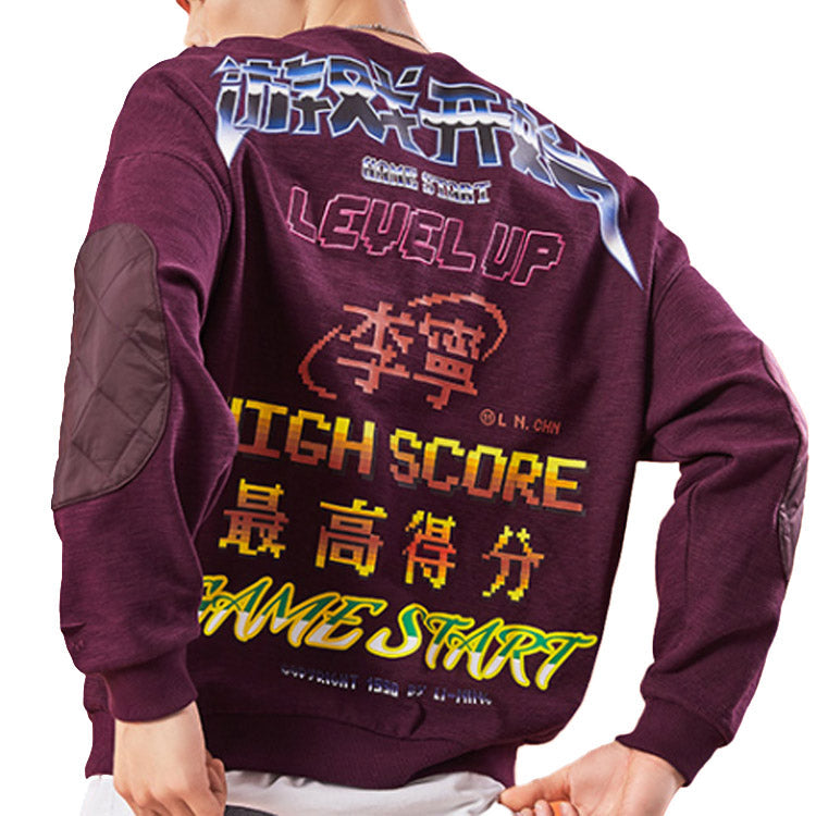 Li-Ning Paris fashion week Loose Pullover 'Purple' AWDQ635-1