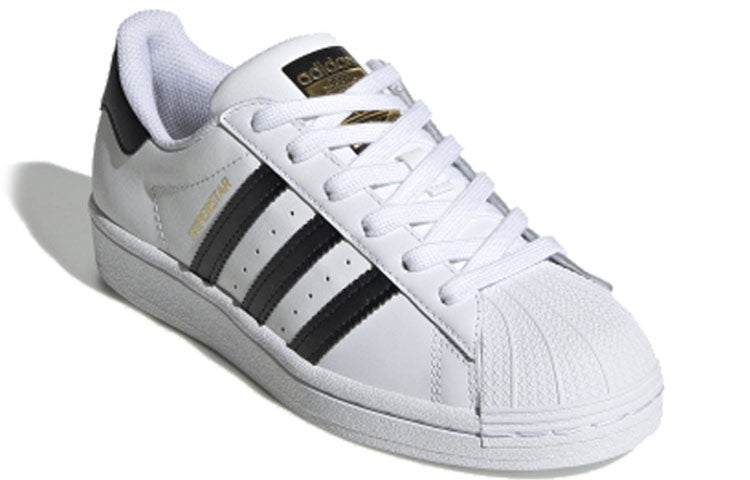 (GS) adidas Superstar J 'White Black' FU7712