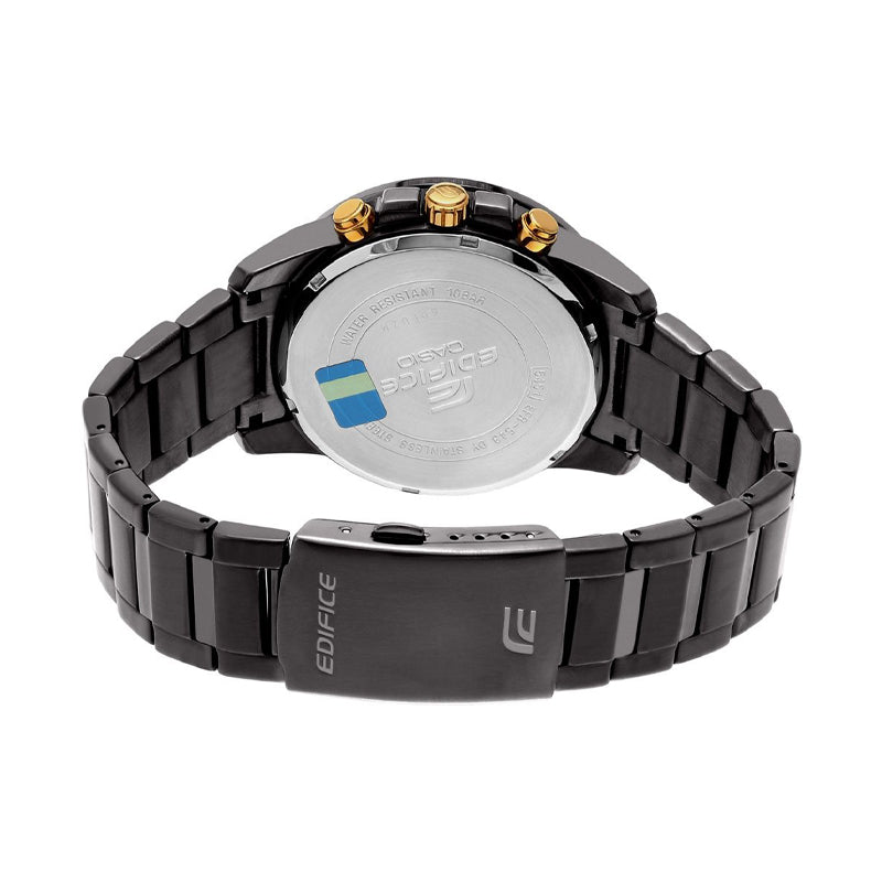 CASIO Waterproof Sports Shockproof EDIFICE Mens Black Analog EFR-543BK-1A9V